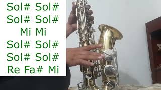 Tutorial Sax Déjame Llorar Conjunto Primavera Ricardo MontanerLive [upl. by Nnylanna]