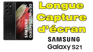 Comment faire une capture décran sur Samsung S21 [upl. by Kolb]