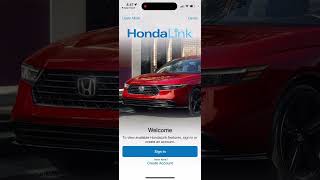 HondaLink app preview [upl. by Ijat]