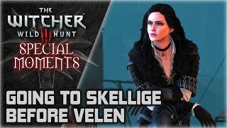 WITCHER 3 ► Geralt visits Yennefer in Skellige Before Finishing in Velen and Novigrad [upl. by Auqenet]