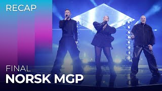 Norsk Melodi Grand Prix 2024 Norway  Final  RECAP [upl. by Nwahsid276]