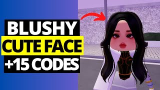 How To Get Cold Blushy Cute Girl Face in Berry Avenue  15 Codes [upl. by Inga691]