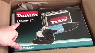 Unboxing Makita Winkelschleifer GA5030KSP1 Flex [upl. by Lothaire662]