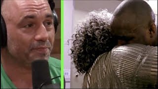 Joe Rogan Cries After Seeing Tyron Woodleys Mom Embracing Kamaru Usman [upl. by Anwaf]