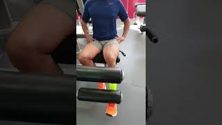 Extensiòn Cuàdriceps Unilateral  One Leg Extension gym gimnasios cuadriceps legsday [upl. by Ingar]