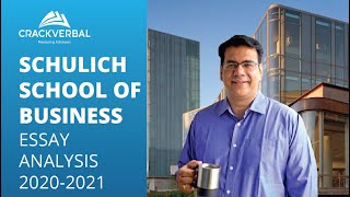 How to get into Schulich School of Business A detailed Analysis of Application Essay 20202021 [upl. by Erminie]