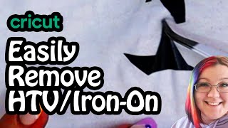 How To Remove Heat Transfer Vinyl From Fabric [upl. by Ginelle]