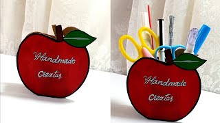 Diy Cute Pen HolderHow To Make Pen Holder with CardboardCraftHandMade Creator [upl. by Candace969]