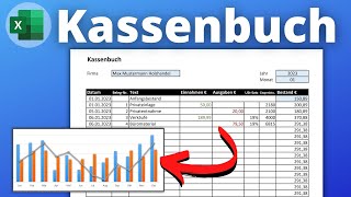 Excel Kassenbuch Vorlage  Kassenbuch selbst erstellen Mehrwertsteuer Diagramm Erklärung [upl. by Ahsimek]