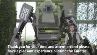 Suidobashi Heavy Industry  Kuratas Piloted Robot 720p [upl. by Marvin]