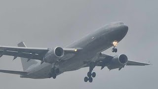 CC330 Husky 33003 RCAF • Landing at YEG [upl. by Ravaj]