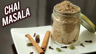 Chai Masala Recipe  Basic Masala Tea Recipe  How To Make Chai Masala  Masala Chai Recipe  Ruchi [upl. by Arod778]