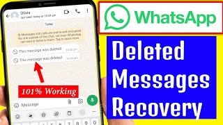 How to Recover Whatsapp Deleted Messages  Whatsapp deleted messages recovery app [upl. by Laird]