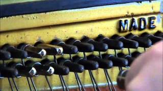 How to replace piano tuning pins [upl. by Aneelehs755]