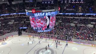 Mathieu Perreault welcome back to Winnipeg at Jets and Canadiens game [upl. by Desirae]