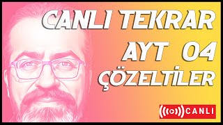 AYT Sıvı Çözeltiler  Canlı Tekrar [upl. by Jehanna]