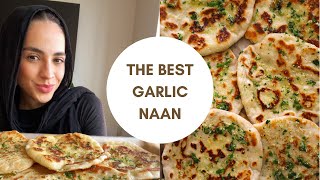 HOMEMADE GARLIC NAAN Easy Quick and Delicious [upl. by Arej]