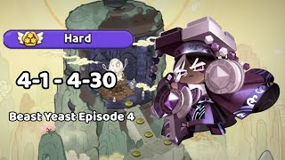 Beast Yeast 41 to 430 Hard Mode Guide I Cookie Run Kingdom [upl. by Nosdivad]