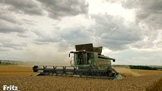 Fendt 9490x mit ATRAK Raupenfahrwerk in der Magdeburger Börde im Einsatz [upl. by Leakim]