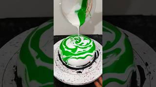 Mix Colour Pista flavour Cake Decorating cake video trending shorts youtubeshorts viralvideo [upl. by Yruam]