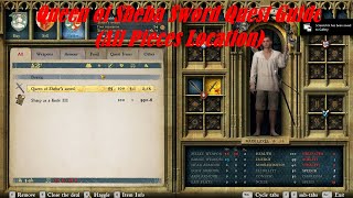 Kingdom Come Deliverance Queen of Sheba Sword Quest Guide All Pieces Location [upl. by Arbmahs]