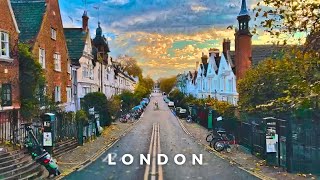 Beautiful Residential Areas of London  Kensington amp Hammersmith  Best London Walking ASMR [upl. by Borer]