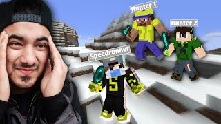 Minecraft Speedrunner VS 2 Hunters Manhunt [upl. by Suzanna]