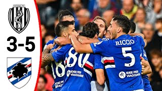 CesenaSampdoria 35 Tutti i gol e gli highlights [upl. by Marcille]