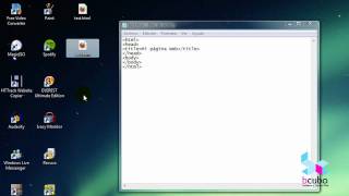 Tutorial HTML 2  Cómo crear una página web usando el bloc de notas [upl. by Nocam]