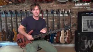 Chris Clemence of quotRapscallionsquot tutorial in the Warwick NY custom shop [upl. by Clementas]