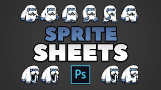 How to make a Sprite Sheet in Photoshop Learn how to make Sprite Sheets for your Unity game [upl. by Drof]