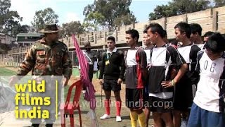 Army major briefing candidates before test run Aizawl [upl. by Ck]