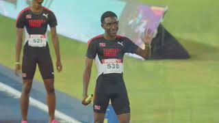 CARIFTA50 4x400 U20 Boys Final  SportsMax TV [upl. by Sirrap]