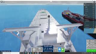 Roblox  Driving VLOC Bulk carrier in Shipping Lanes [upl. by Enitsed]