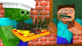 Monster School Cooking  Minecraft Animation [upl. by Trici]