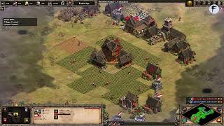 Khmer early pressure vs Bulgarians Arabia 1v1  AOE2 DE [upl. by Anerom603]