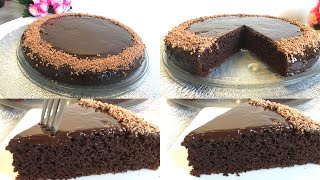 gateau au chocolat sans oeuf et sans beurre [upl. by Courtland]