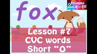 Lesson 7  Three Letter blends  Short quotOquot CVC words  Step by step Learning to Read Phonetically [upl. by Morley]