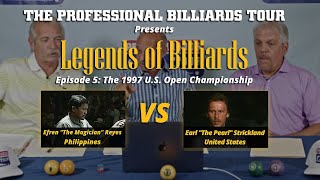 Legends of Billiards React  Efren Reyes vs Earl Strickland [upl. by Leitnahs960]