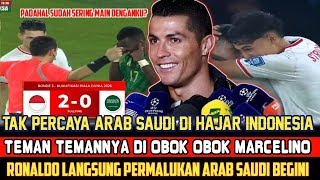 PERMALUKAN ARAB❗RONALDO TANGGAPI KEMENANGAN INDONESIA ATAS ARAB BEGINI ❓ [upl. by Bannerman]