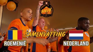 Roemenië  Nederland I LIVE Bij Andy Thuis op de Bank Samenvatting [upl. by Nyret]