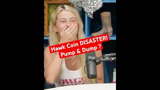 Hawk Coin DISASTER  PUMP amp DUMPnews crypto cryptocurrency hawktuah shorts [upl. by Einafats464]