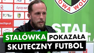 Adam Burek po meczu Stal Stalowa Wola  Polonia Bytom [upl. by Ardnazxela]