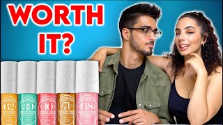 BOYFRIEND RATES SOL DE JANEIRO PERFUME MISTS 🥥🌴 Men Rate Best Body Mists [upl. by Arhas319]