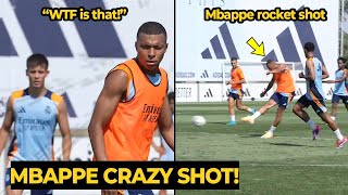 Arda Guler reaction to Mbappe ROCKET SHOT goal during Real Madrid training  Football News Today [upl. by Seniag]