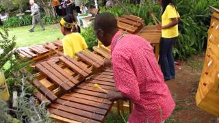 Mzansi jazz legend Ngwako Manamela rocking out with the laerskool Jopie Fourie marimba band [upl. by Idnerb]