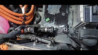 VW Passat GTE gearbox mount removal [upl. by Josephine]