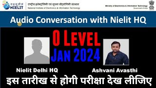 Jan 2024 Exam Date Sheet Declare । Nielit O Level Exam Date । Nielit Update । Nielit News [upl. by Lally382]