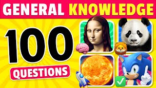 🧠 How Good is Your General Knowledge Take This 100Question Quiz To Find Out ✅ [upl. by Backer]