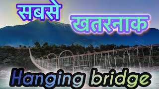 Tuting hanging bridgearunachal pradesh [upl. by Nelhsa]